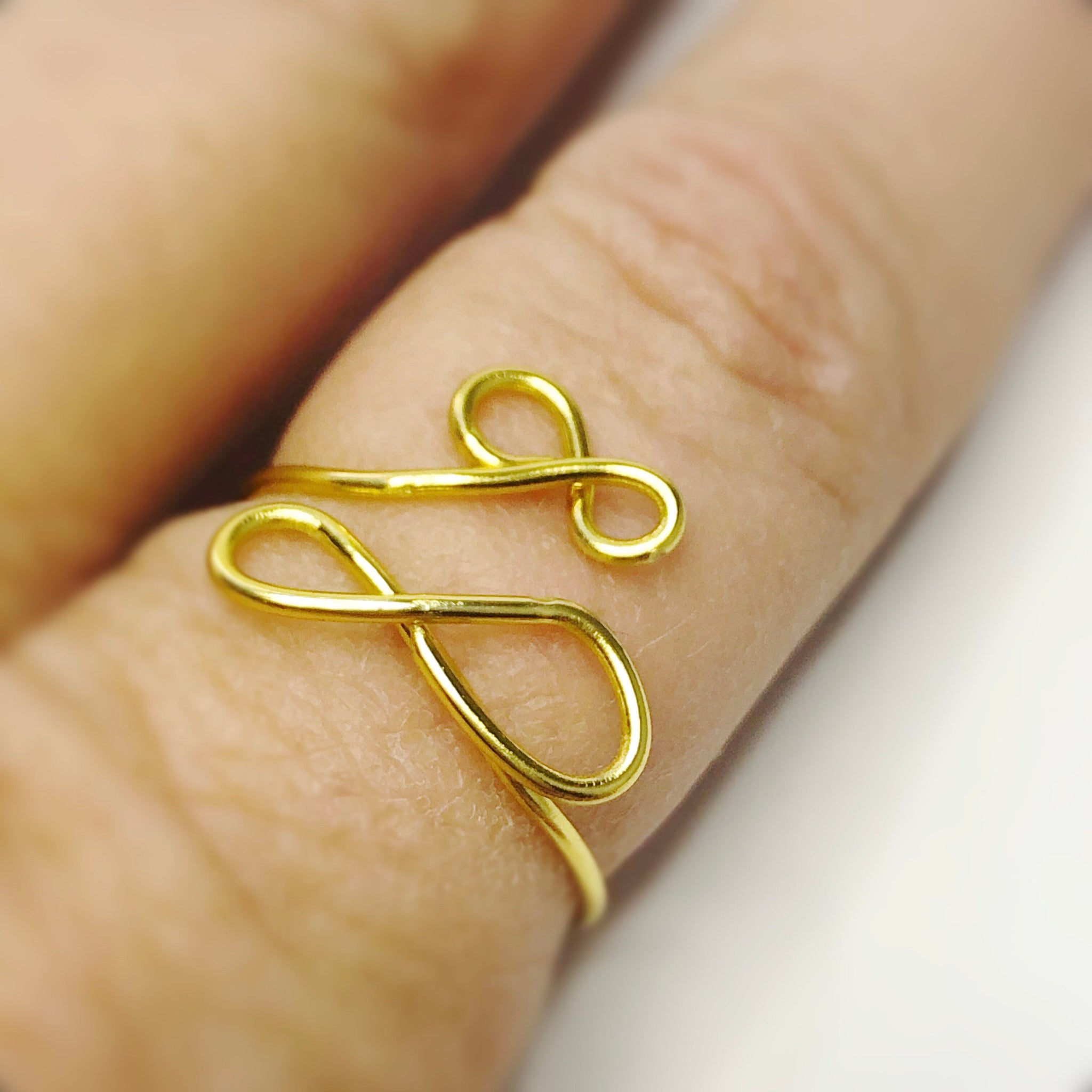 Medium Thick Rose Gold Infinity Knot Ring, Rose Gold Knot Ring, Rose  Stacking Ring, Knot Ring, Infinity Ring, Rose Gold Ring - Etsy | Fashion  rings, Gold rings fashion, Gold ring designs